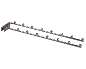 方管用八珠平掛鉤[雙] (Double Eight Bead Hanger used on the square iron tube)